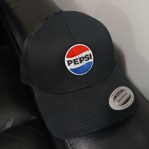 Pepsi Classic Black Cap with Logo